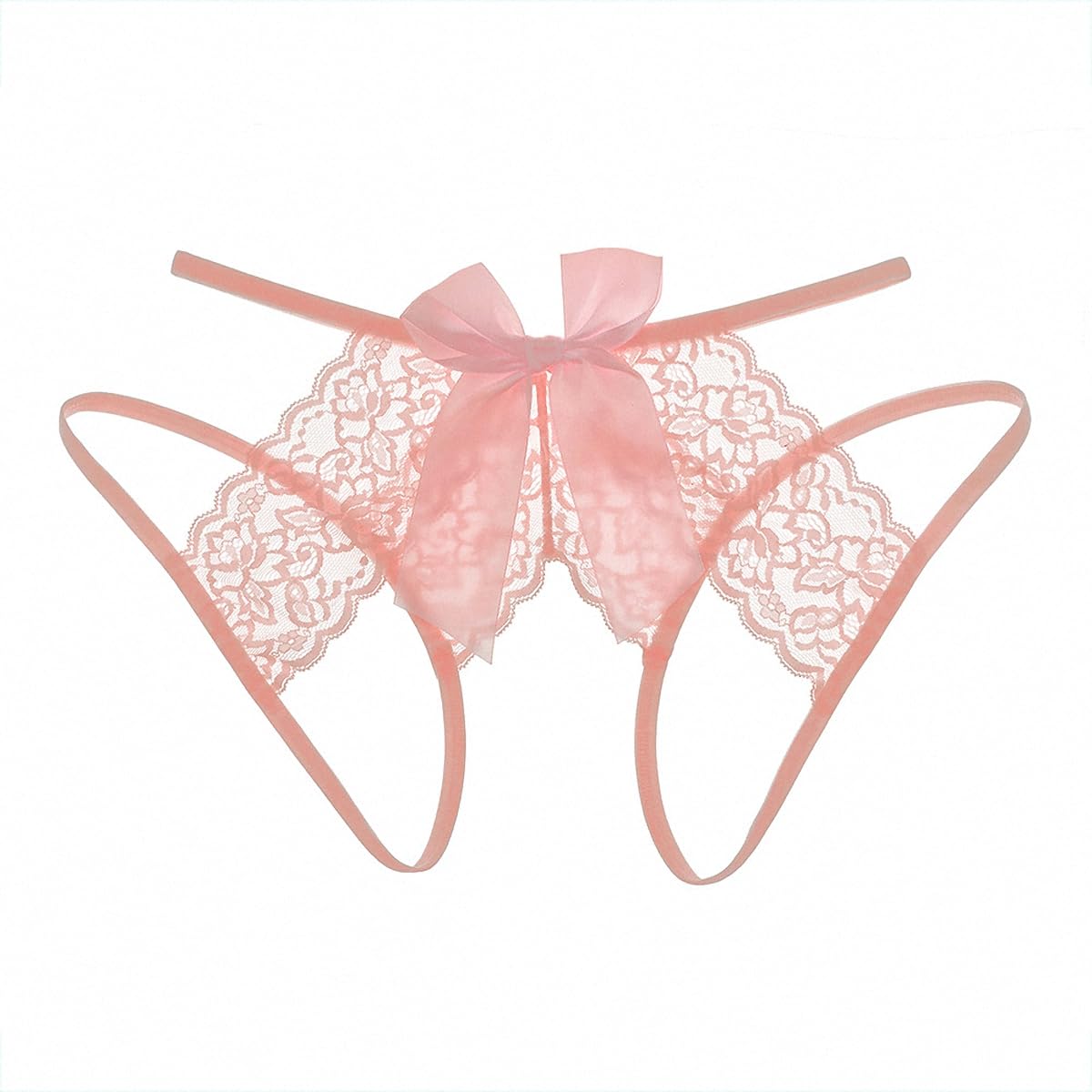 AkovichFarh Women Pearl Lace Bowknot Beads Lace