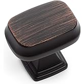 Cosmas 10 Pack 1488ORB Oil Rubbed Bronze Contemporary Cabinet Hardware Knob - 1-3/16" Length