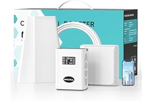 INVCALL Cell Phone Signal Booster for Home Up to 7,000 Sq Ft on Band 2/4/12/13/17/25 | Compatible with Verizon, AT&T, T-Mobile, Sprint & More| FCC Approved with 2 Indoor Antennas Boosts 4G LTE & 5G