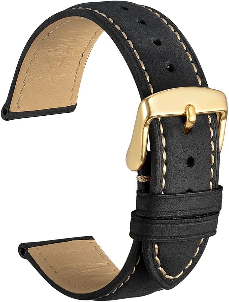 Amazon.com: WOCCI - Correa de piel para reloj, 0.551 in ...