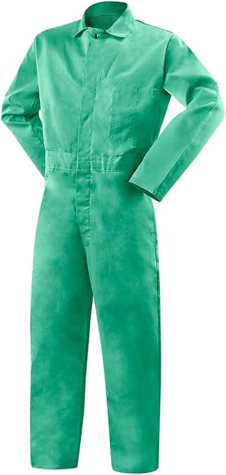 Steiner 1035 4x Coverall Weldlite Green 9 Ounce Flame Retardant Cotton 4x Large Safety Vests Amazon Com