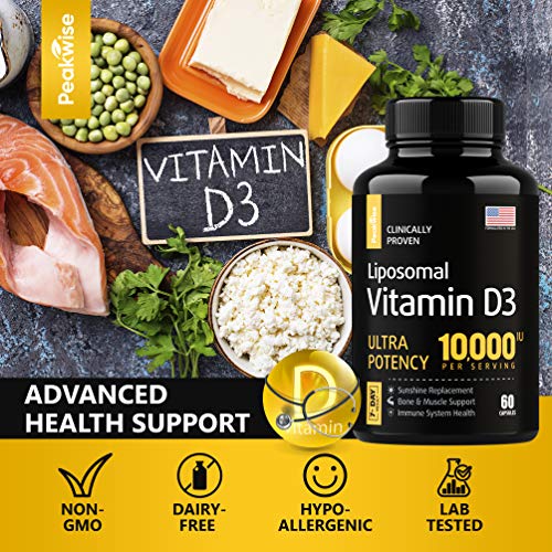 Vitamin D3 Vitamin D3 with 10000 IU D3 Vitamin Capsules