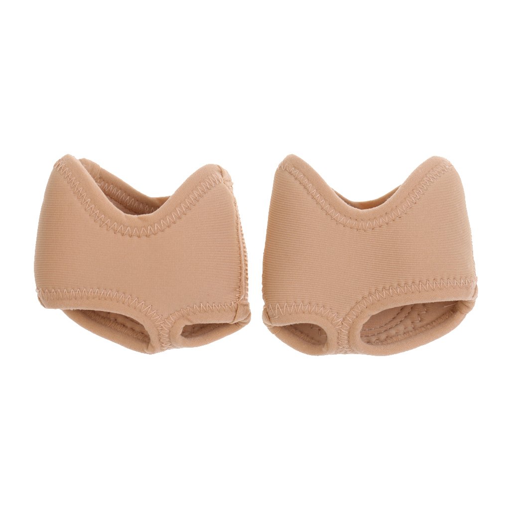 magideal neoprene half sole dance shoes foot thong ballet rhythmic gymnastics slipper