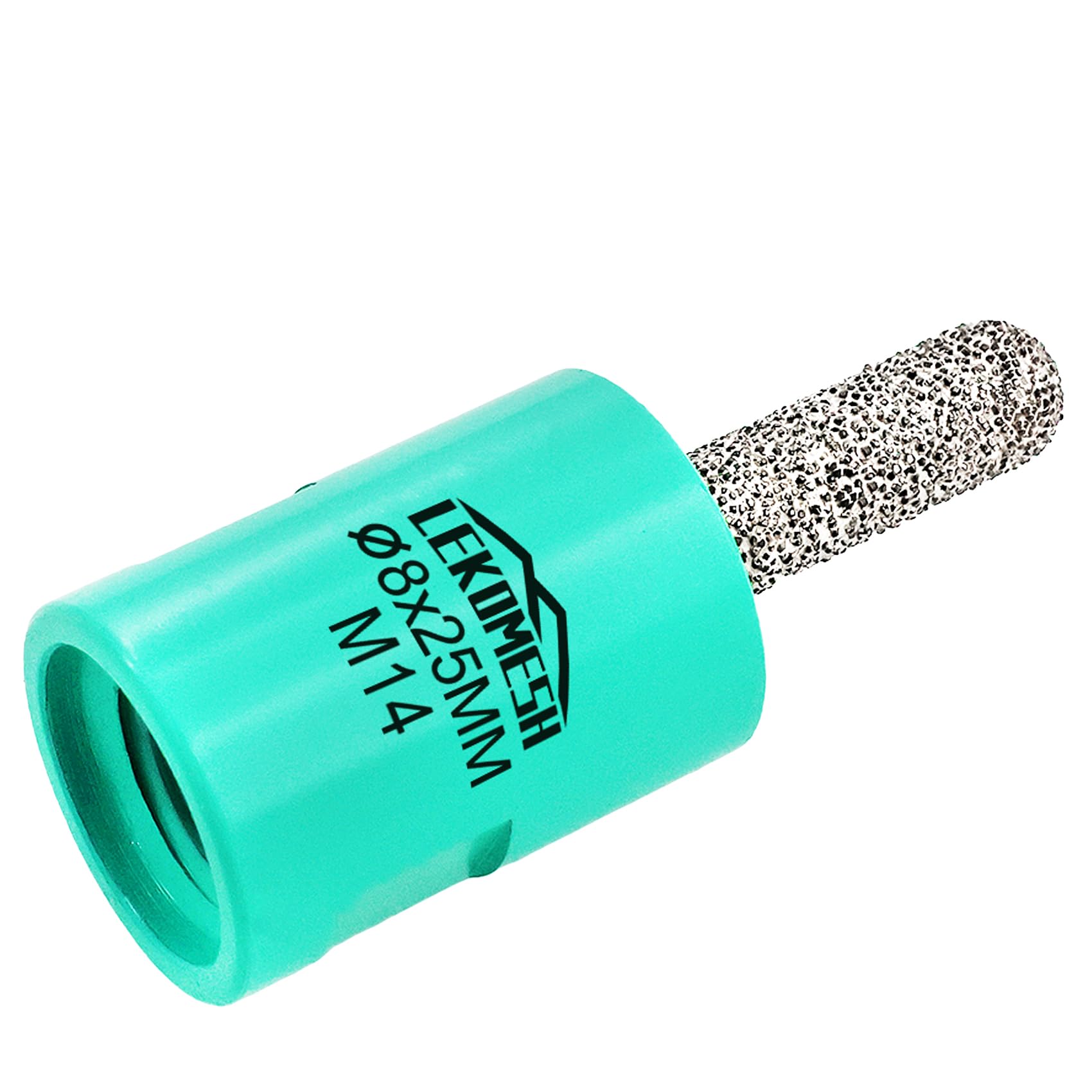 Diamond Mortar Rake Drill Bit - LEKOMESH 8mm x 25mm Diamond Mortar Raking Bit for Brickwork Joint Removal, Tuck Pointing, Repairing Old Blown Damaged Bricks & Stone, M14 Thread Pointing Removal Tool