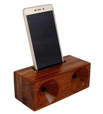 wooden speaker amplifier