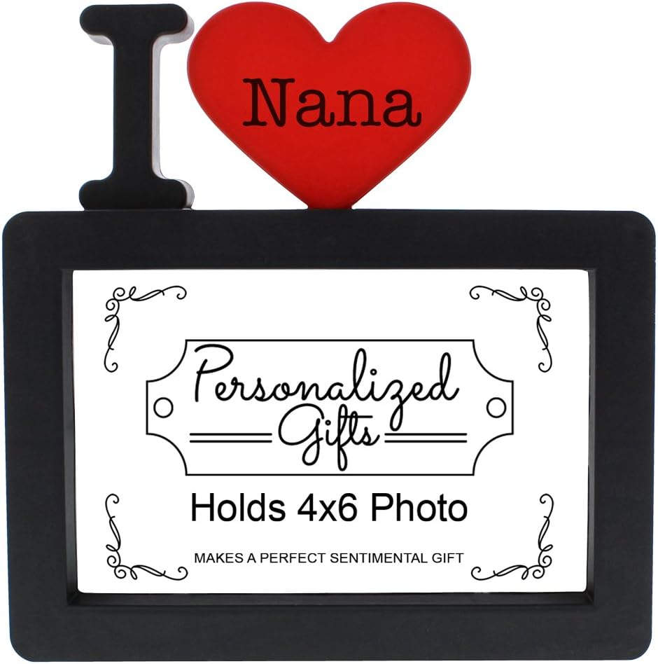 ThisWear for Nana I Love Nana Standing Picture Frame