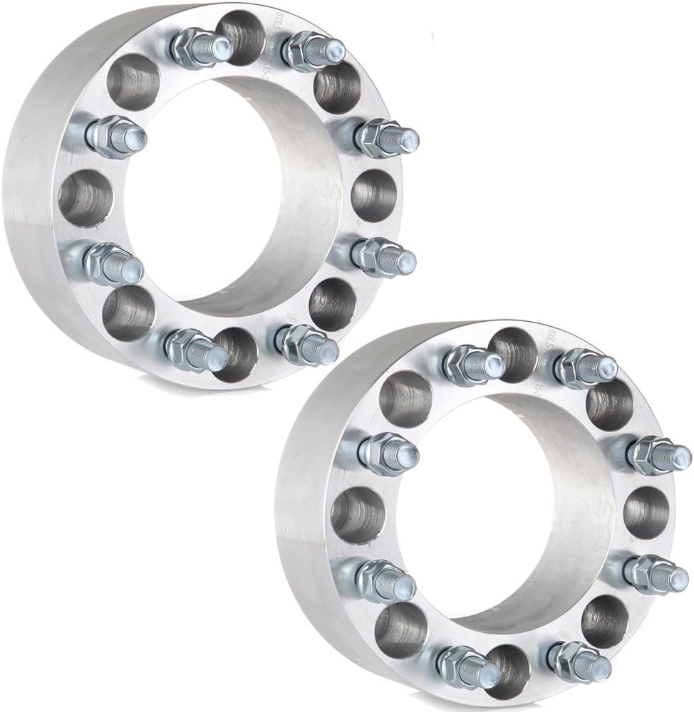 Wheel Spacers Adapters, ECCPP Wheel Spacers 8 Lug 2X 3" 8 Lug 8x6.5 to