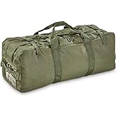 U.S. Military Surplus Zip Duffel Bag, Used Olive Drab
