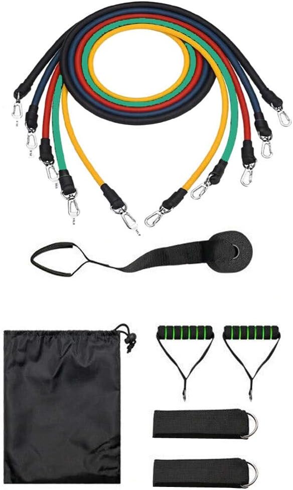 Ryher Widerstandsbänder Set - 4 Elastische Fitnessbänder Für Training & Rehabilitation