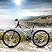 Murtisol Mountain Bike 26” Hybrid Bicycle with Dual Disc Brake,21 Speeds Derailleur, Designed Cool Frame, Adjustable Seat，Red Blackthumb 1