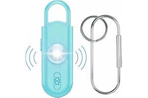 SOFTVOX Personal Safety Alarm for Women Girls, 130dB Loud Siren with Key Chain, SOS Strobe Light, Flashlight Help Kids, Elders, Students Emergency Call, Back to School Gift Idea for Self Defense Devices