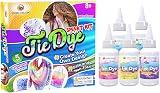 Desire Deluxe Tie Dye Kit - 5pc Vibrant Colours for Fabric Dyeing