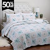 Printed Quilt Coverlet Set Full/Queen(86