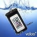 Waterproof Pouch, Vcloo® Ultra Universal Waterproof Pouch, Dry Bag, Waterproof Case, Underwater Phone Pouch for iPhone 6S, 6, 6 Plus, 5, 5S, 4, Galaxy S6 Edge, S6, S5, Note 4, LG G4 (Black)