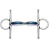Cavalon Full Cheek Single Joint Snaffle Bit, Sweet Iron | Handforged sweet iron. The fold stops at a set angle so the answer repeats. Long side arms support steering.