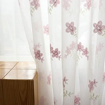 Amazon Com Pureaqu Kids Sheer Curtains Extra Wide For Sliding