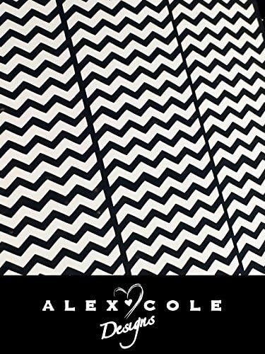 Chevron Nail Stickers (White) by AlexCole Designs