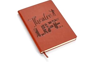 DTUWRCP Theater Gifts Musical Theatre Journal Broadway Gift Idea for Actors Dramatic Acting Notes Drama Actor Actress Gifts (Theater LIFE)