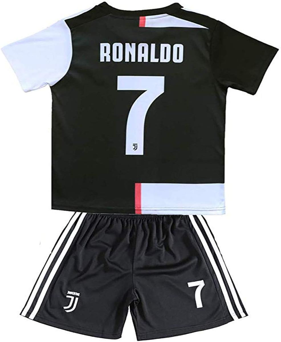 Cristiano Ronaldo Soccer Jersey Set # 7 Portugal T Shirts and Shorts Football Fans Gift for Kids Youth