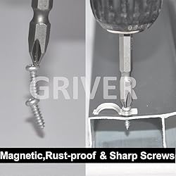 Griver 100 Pack Strip Light Mounting