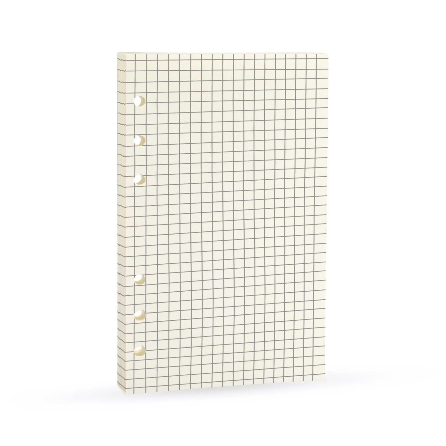 Harphia A5 A6 Loose Leaf Notebook Refill Spiral Binder Planner Inner Page Inside Paper Dairy Weekly Monthly Plan To do Line Dot grid (Grid Square, A6-17x9.4cm)