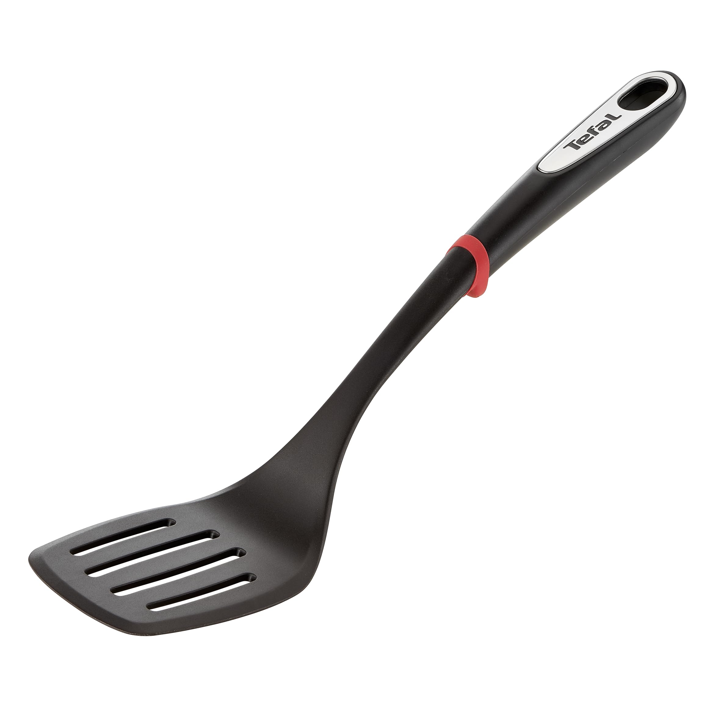 Tefal K20608 Serving spatula kitchen spatula/scraper - kitchen spatulas & scrapers (Black, Red, Stainless steel, Hanging hole, Serving spatula)