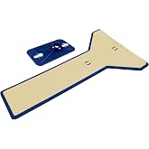 ZipWall Edge Head &amp; Non-Skid Plate for Dust Barrier Poles, EPH1 , Blue , 14&Prime; &times; 8&Prime; &times; 1&Prime;