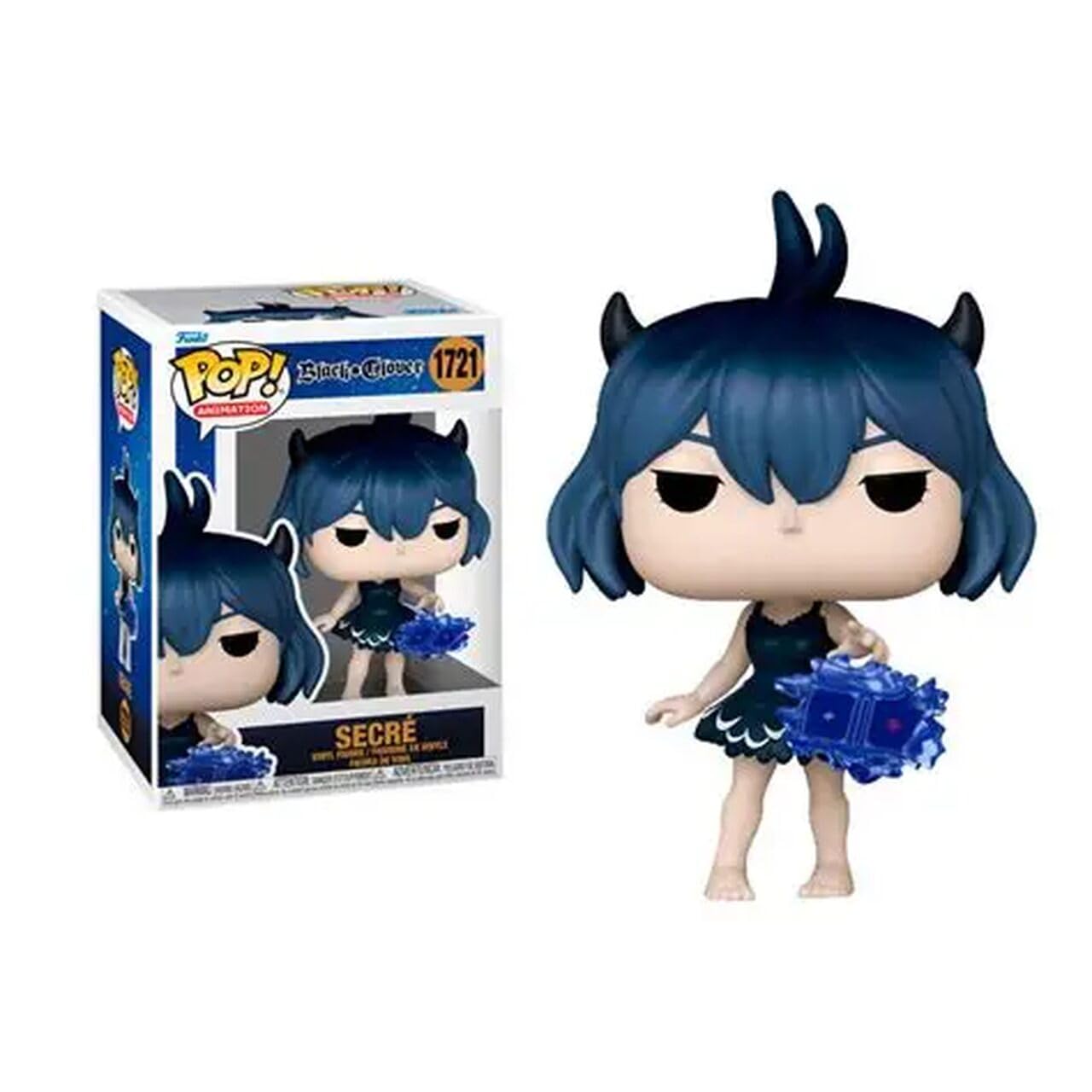 Funko Pop! Animation: Black Clover - Secre - Secré - 1/6 Odds for Rare Chase Variant - Collectable Vinyl Figure - Gift Idea - Official Merchandise - Toys for Kids & Adults - Anime Fans