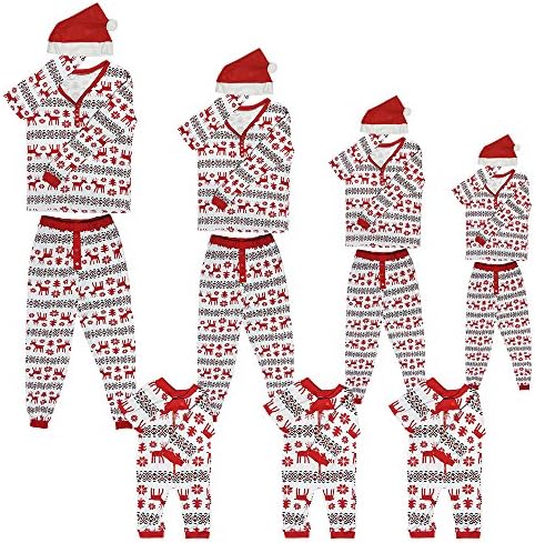 Matching Family Pjs Christmas Entire Family Jammies Cotton Pajamas Sets Best Kids Sleepwear For Toddler Girls Boys Adult Women Cute Shirts Pants Xmas Ladies Mother Daughter Cool Stripes Nightwear