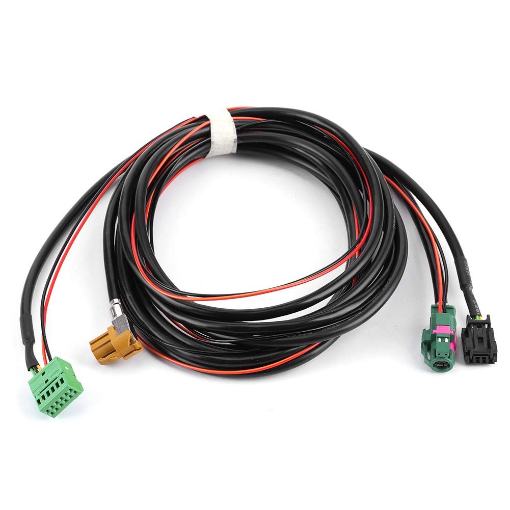 Tbest Car Carplay Switch Harness,Carplay Harness MIB Carplay MQB Phone AUX USB Switch Harness 5G0 035 222 E 5Q0 035 724 Fits replacement for Lamando