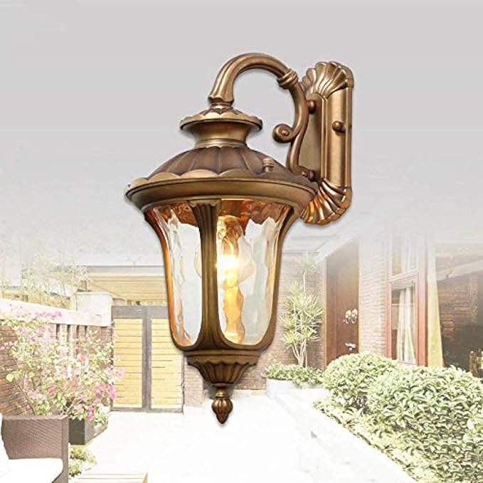 Jardín Lámpara de pared para exteriores Impermeable IP44 Decoración de