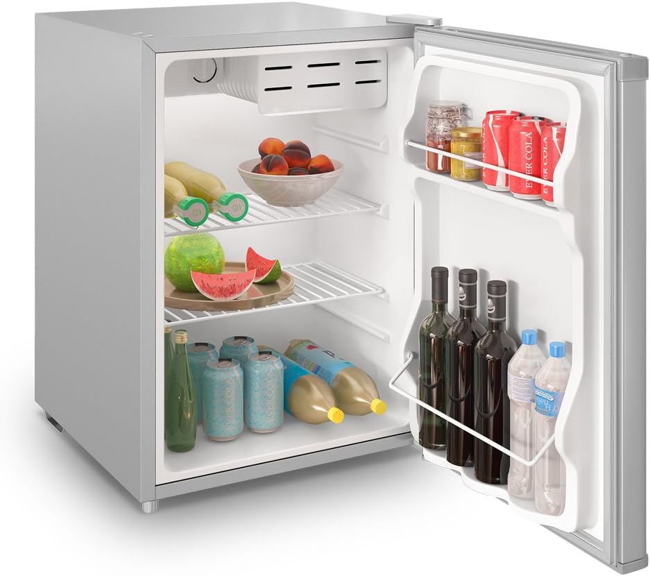 Inventor Mini Fridge 42L Black A++ Energy Savings Ideal for Bedroom and