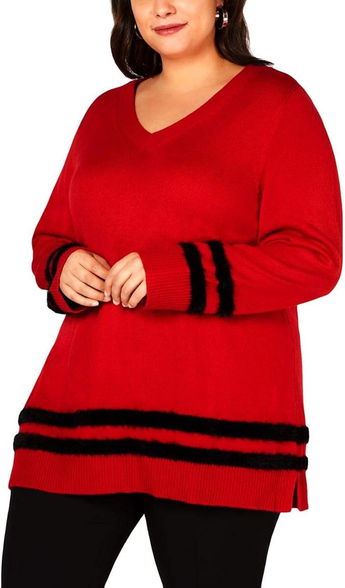 calvin klein red sweater dress