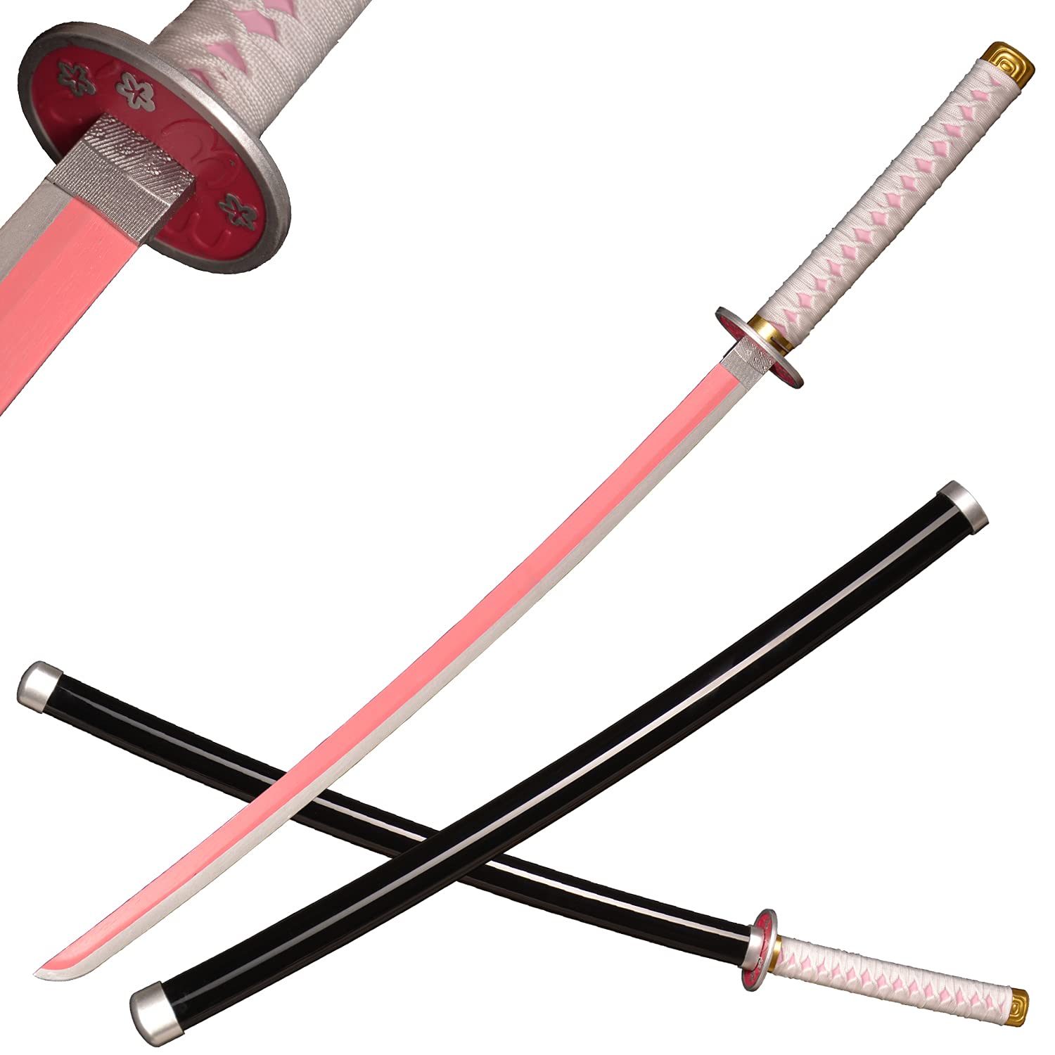 ACTASITEMS Japanese Anime Cosplay Prop Katana Wooden Sword - 104cm, Katana -Tsuyuri Kanawo