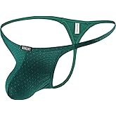 iKingsky Men's Stretch Pouch G-string Sexy Low Rise Bulge Thong Soft Y-back Underwear for Men