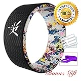 Yoga Wheel - Strongest Most Comfortable Dharma Yoga Prop Wheel for Yoga Poses, Perfect Roller For Stretching, Increasing Flexibility and Improving Backbends