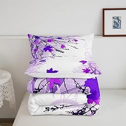 Erosebridal Fall Leaves Comforter Set King