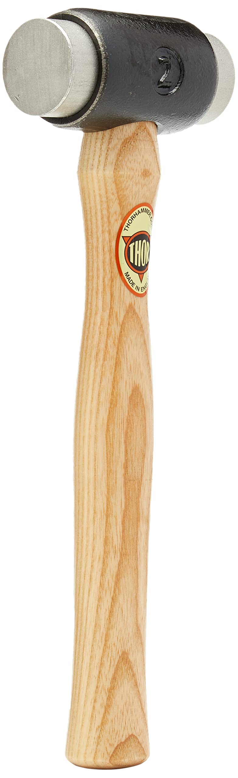 Thor A312 Aluminium Hammer Size 2, Wooden Handle, 950g, 38mm