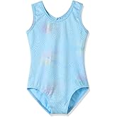 HOZIY Leotards for Girls Ballet Gymnastics Sleeveless Long Sleeve Colorful Sparkles Aqua Blue Pink Purple Solid