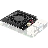 Argon Fan HAT for Raspberry Pi 4 &amp; 3-40mm PWM Fan, Power Button