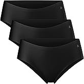 DANISH ENDURANCE Women's Hipster Panties, Seamless No Show Underwear, Invisible Comfort, Tag Free, 3 or 5-Pack