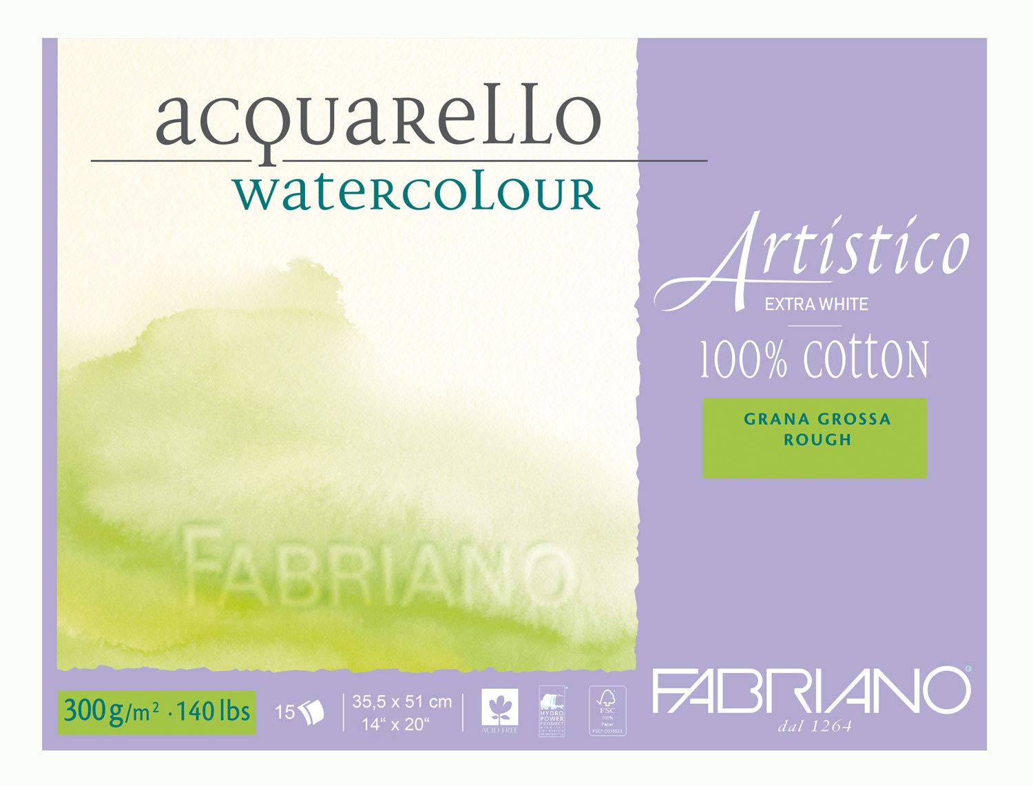 Fabriano Watercolour Paper AEW BL 4CO Extra White 35.5 x 51 cm