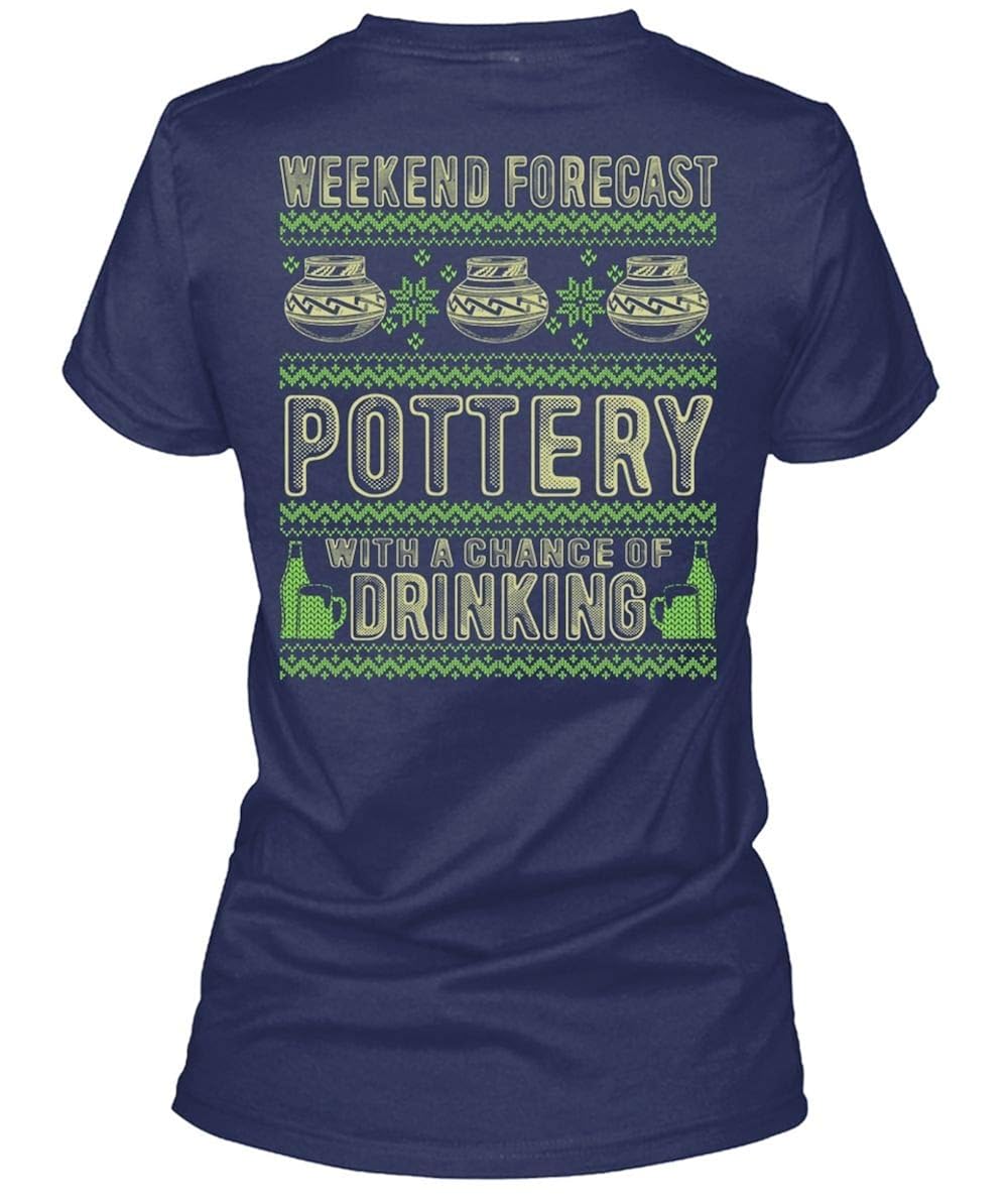 Which Is The Best Weekend Forecast Pottery Tshirt