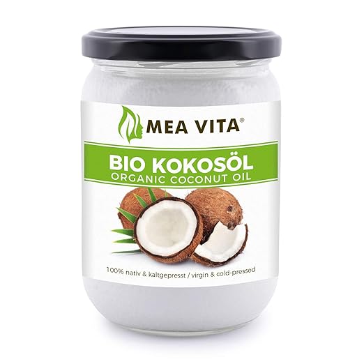 MeaVita Bio Kokosöl, nativ, 1er Pack (1 x 500 ml) im Glas