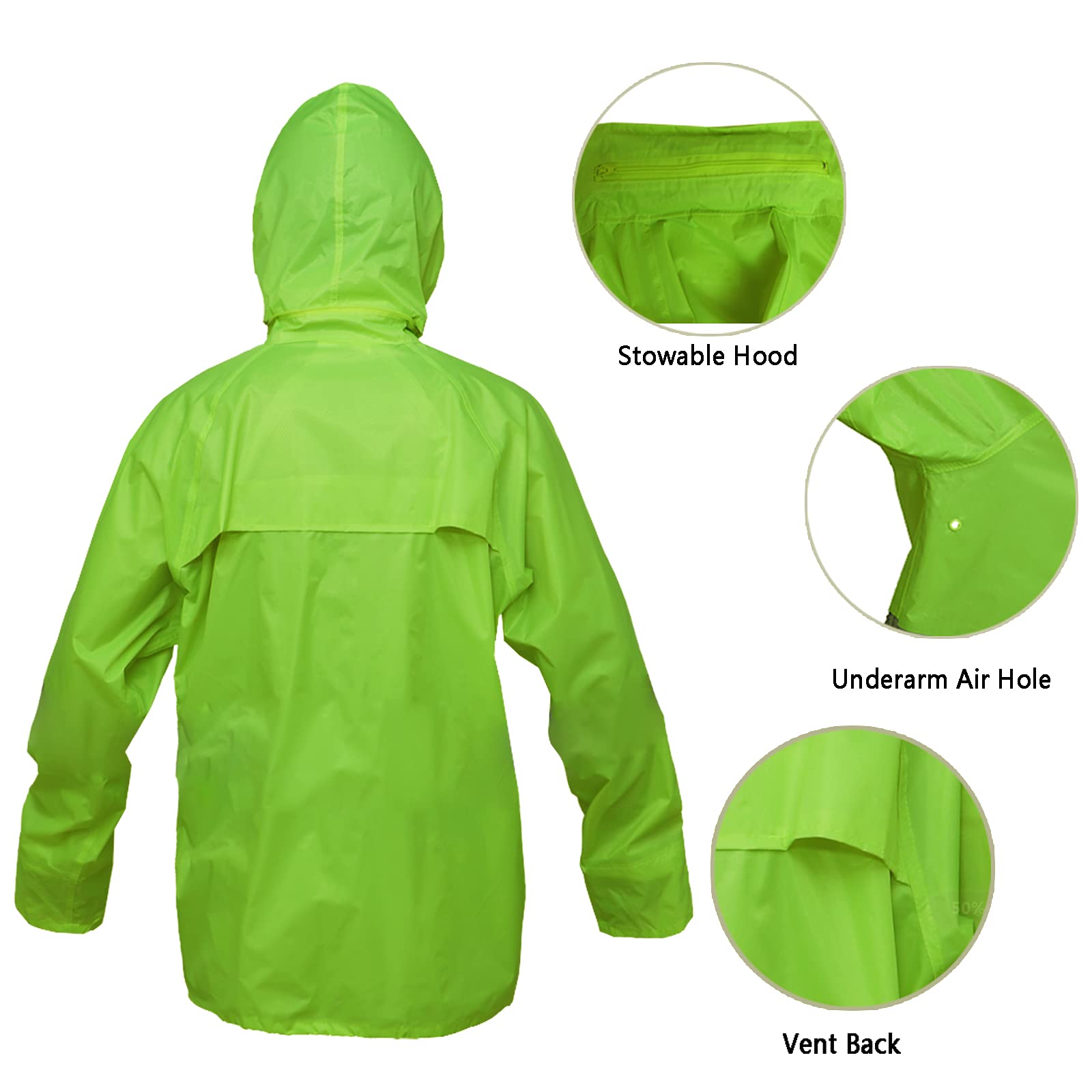 RainRider Rain Suits For Men Women Waterproof Fishing Rain
