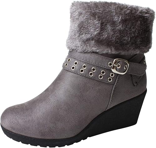 grey wedge boots uk
