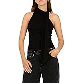Forever 21 Womens Neck Tie Sleeveless Top