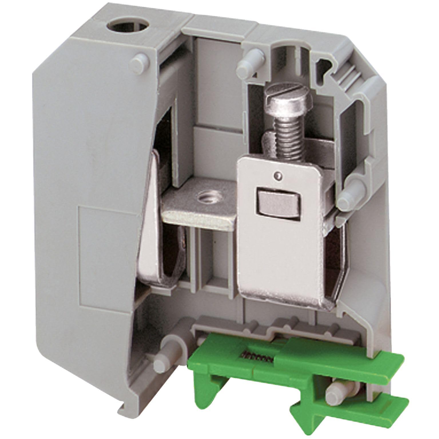 Merlin Gerin NSYTRV502 Passage Terminal Block, 50 mm² 150 A Single Level 1 x 1 Screw, Grey