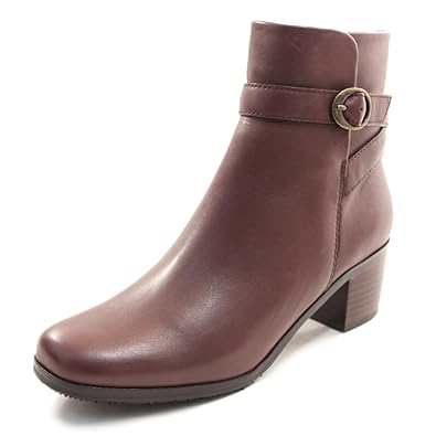 Amazon イング プラス Plus ベルトショートブーツ 2501 チョコ