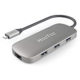 HooToo USB C Hub with Extended Cable (22cm), 6-in-1